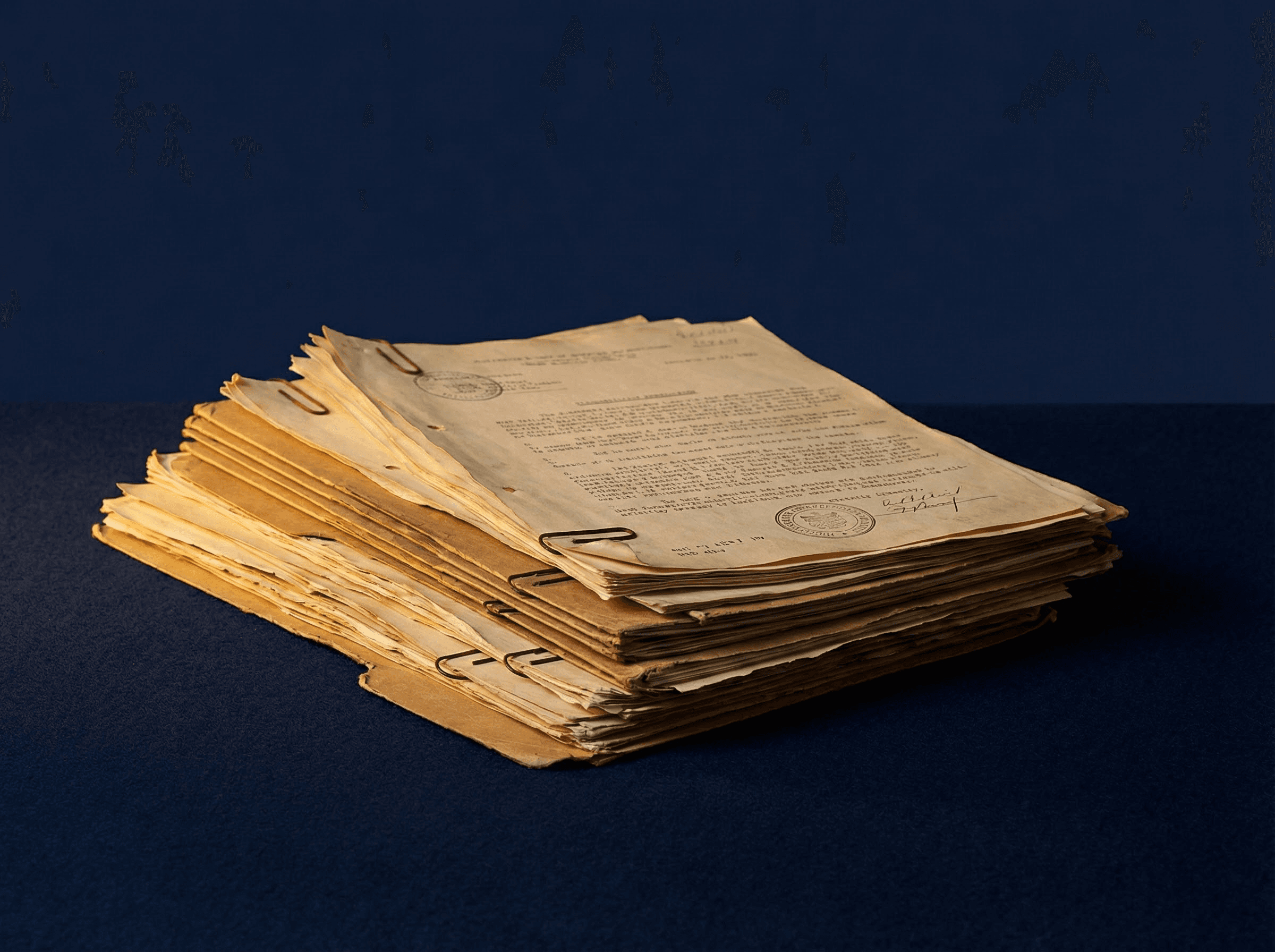 Vintage NTSB investigation documents